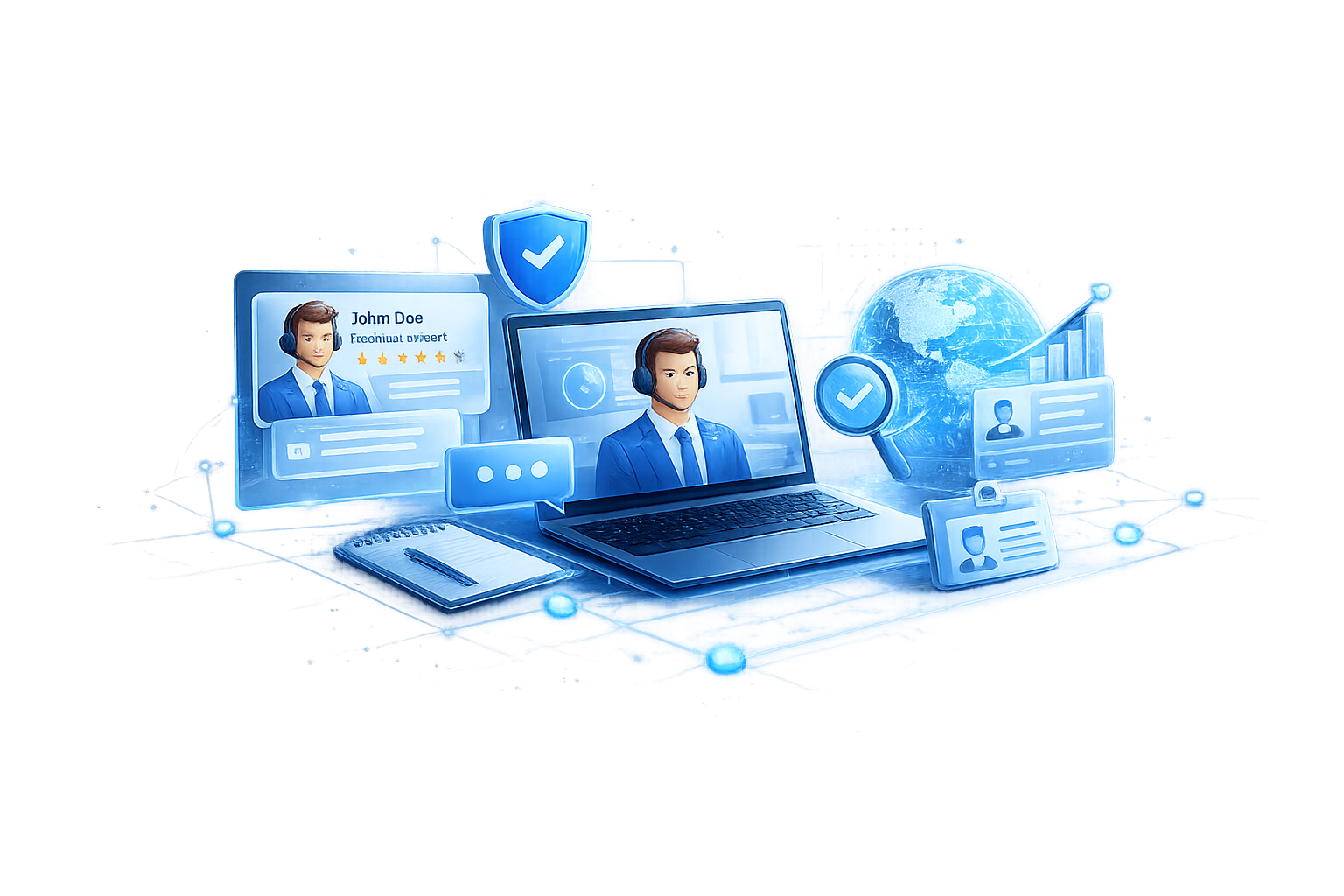 איור צוות CloudHost